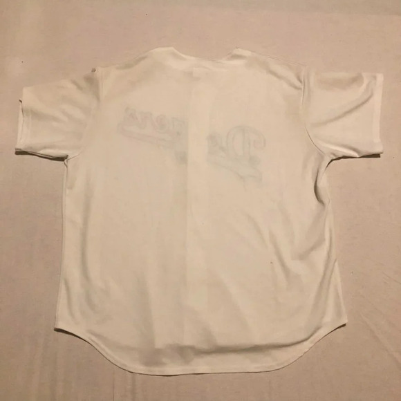 Vintage Los Angeles Dodgers Majestic Team Blank Jersey Mens 2X Made in USA MLB - Picture 13 of 16